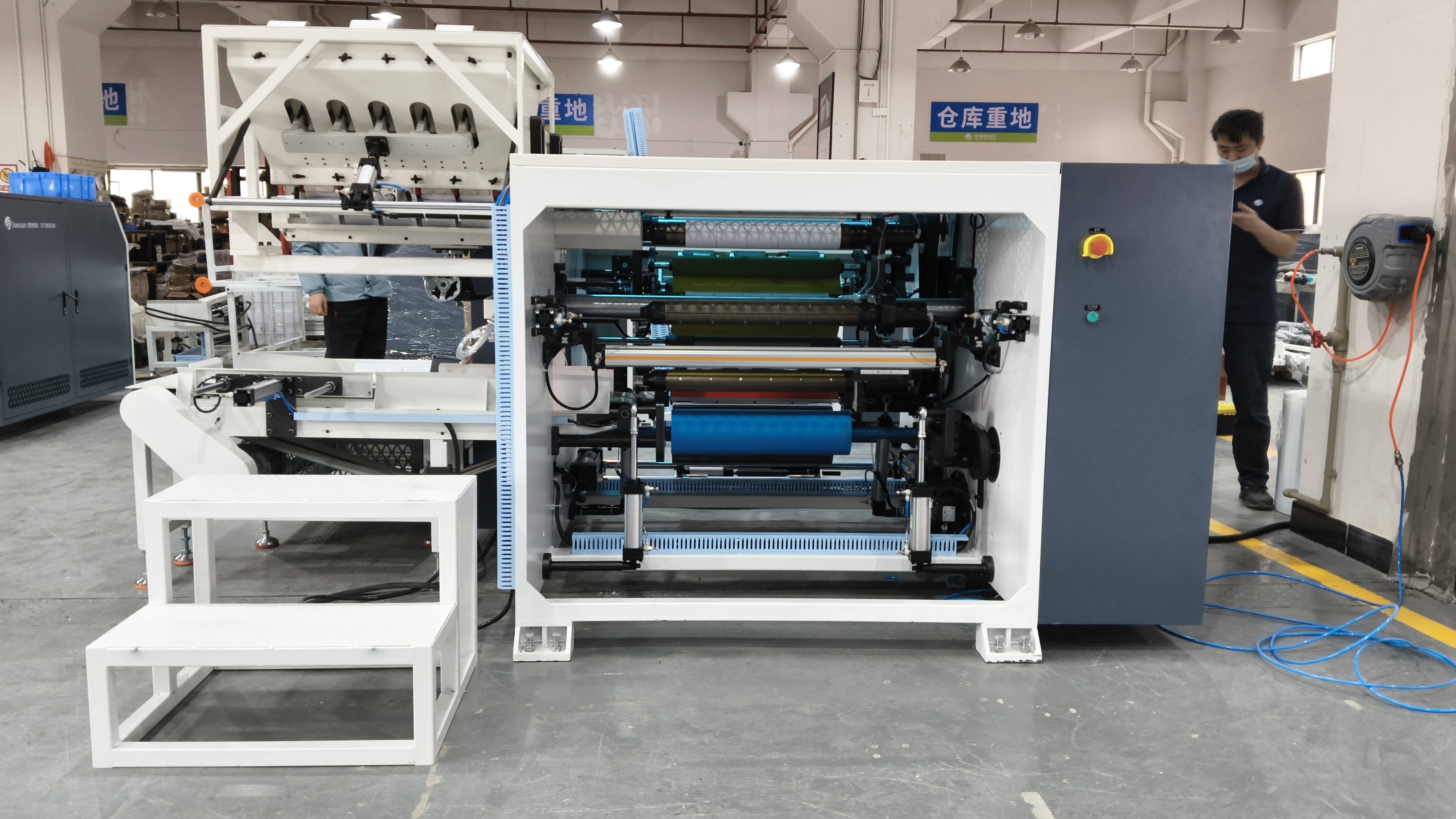 fully automatic stretch film slitter rewinder fully automatic stretch film slitter rewinder