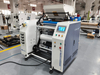 Stretch film rewinding machine