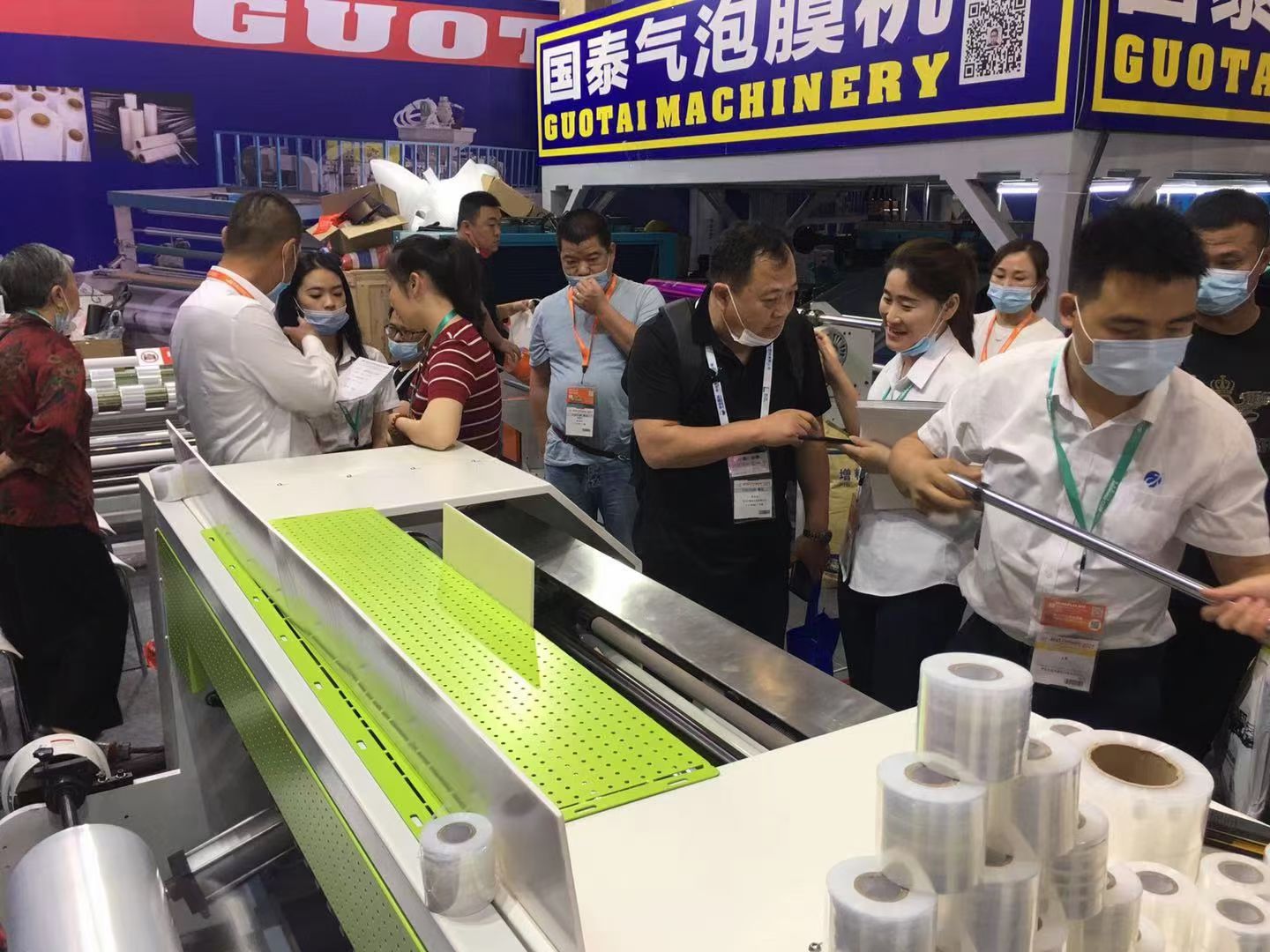 customized stretch film rewinding machine