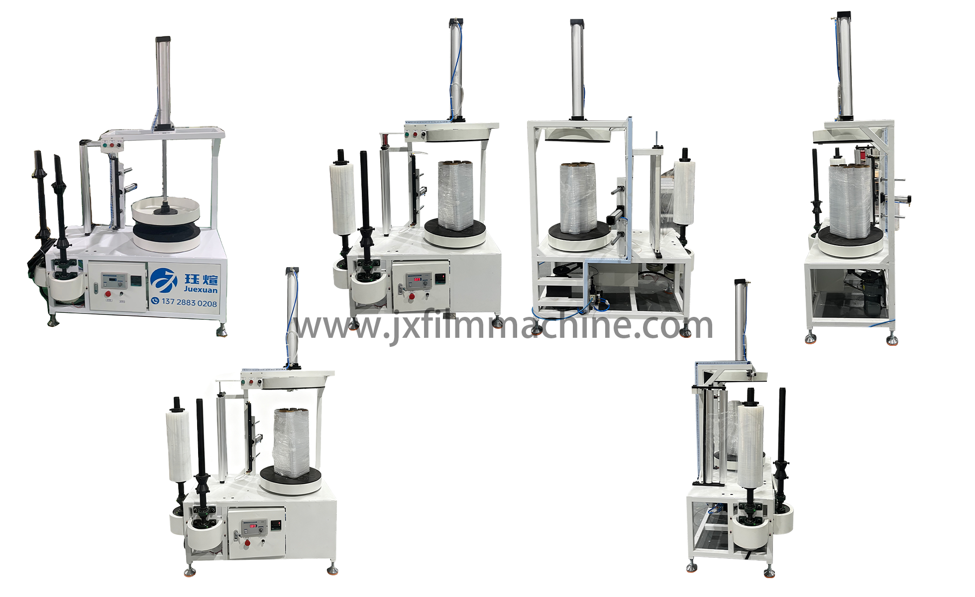 fully automatic stretch film rewinding and slitting machine