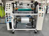 high speed stretch film rewinding and slitting machine