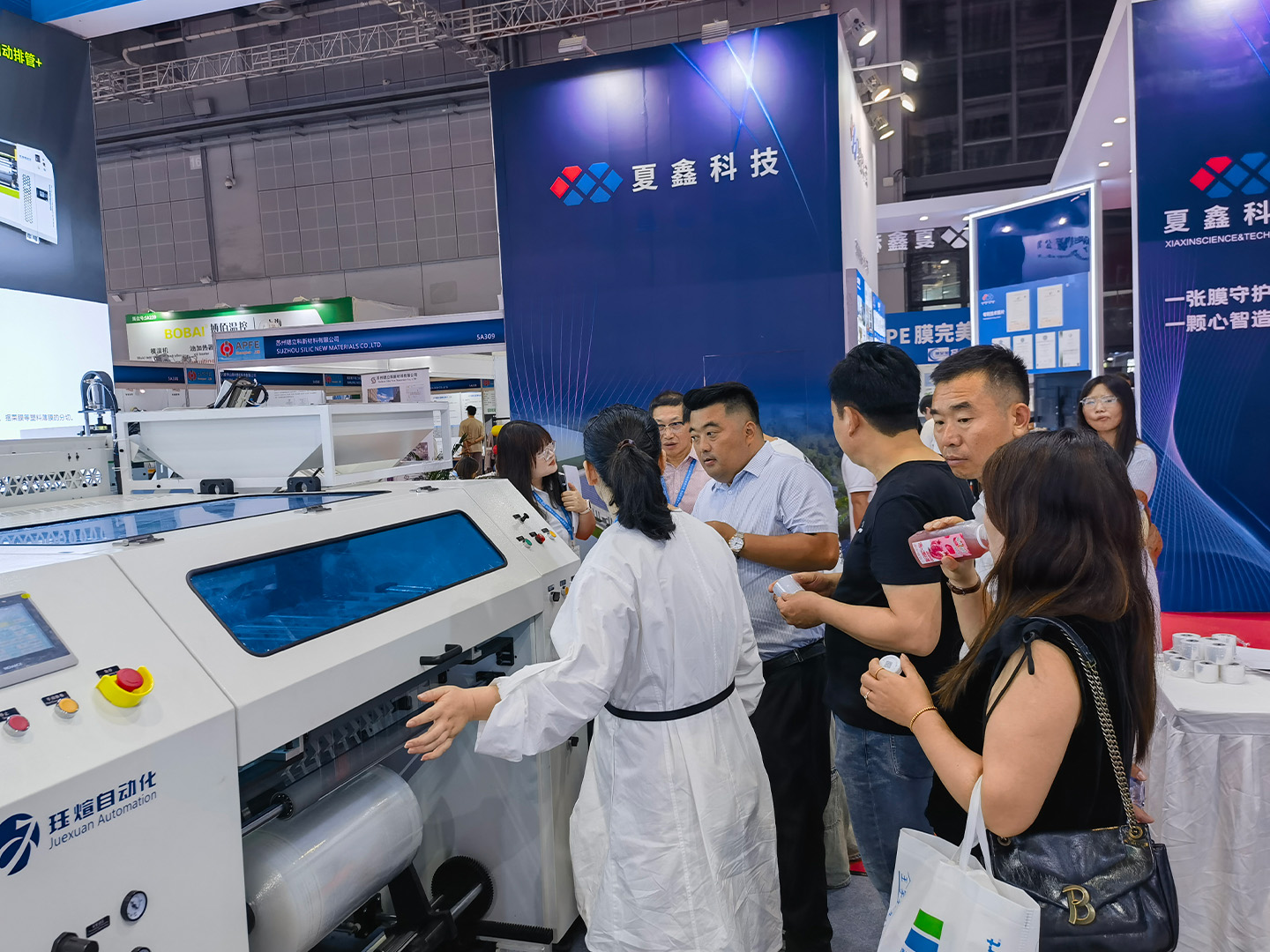 stretch film slitter rewinder machine