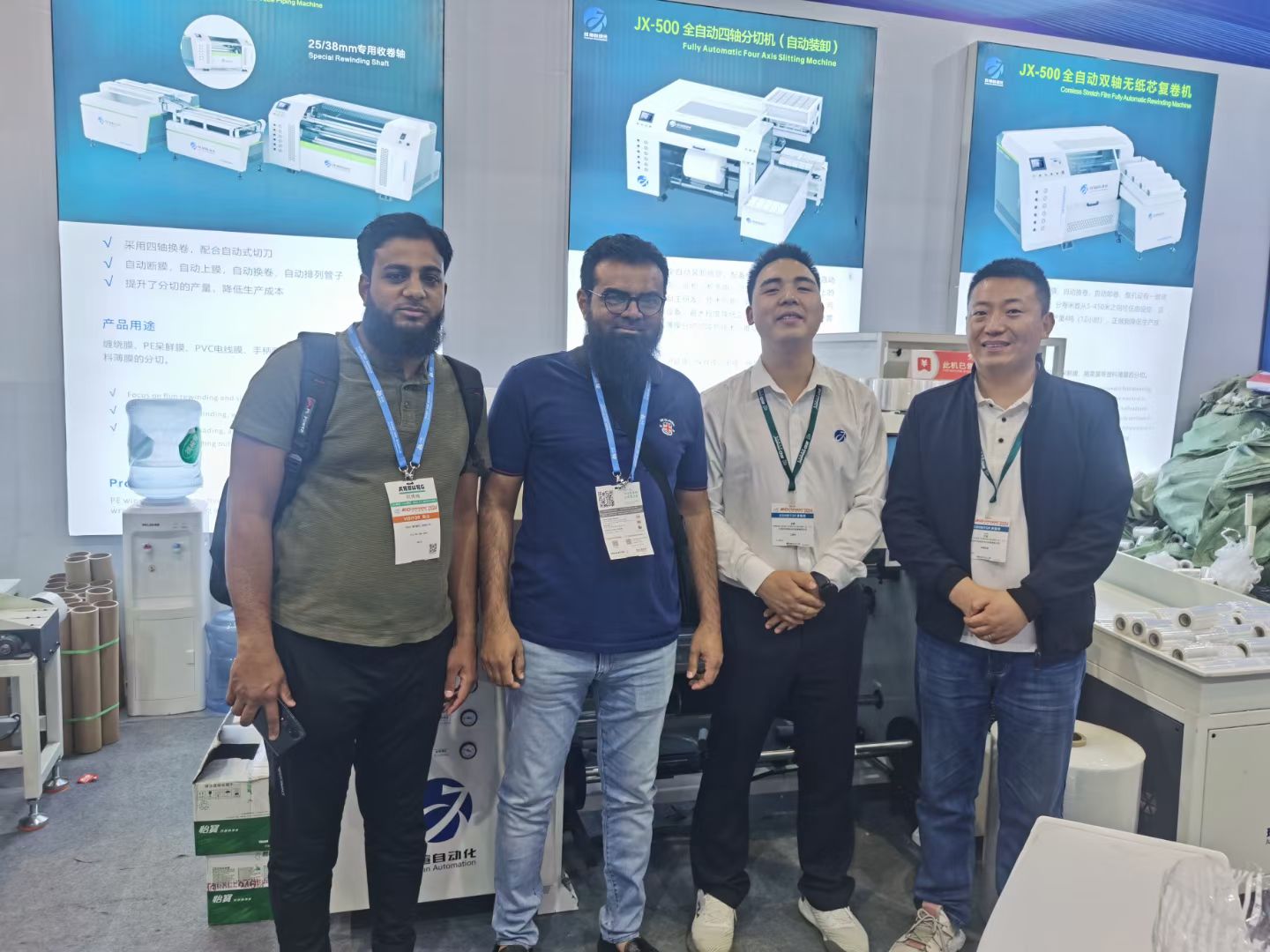 slitting stretch film rewinder machine