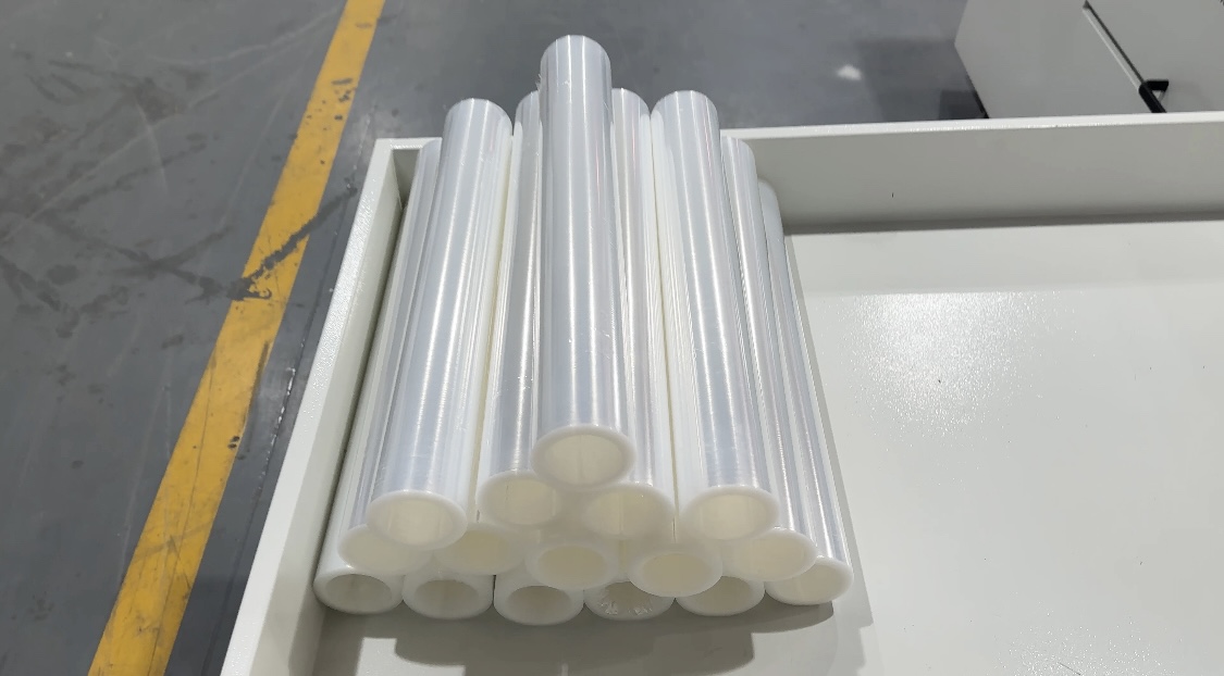 semi automatic stretch film rewinder