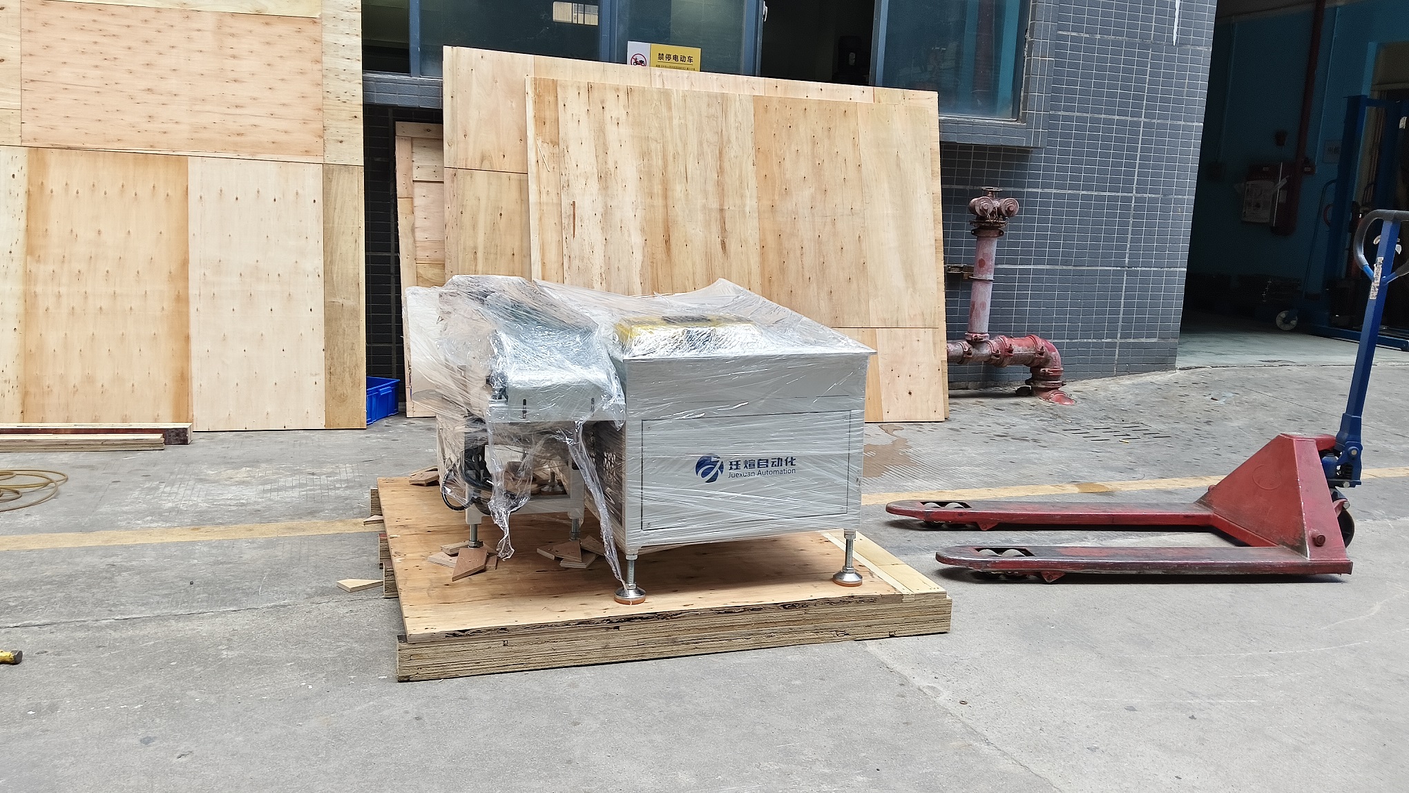 Stretch Film Rewinder for Export