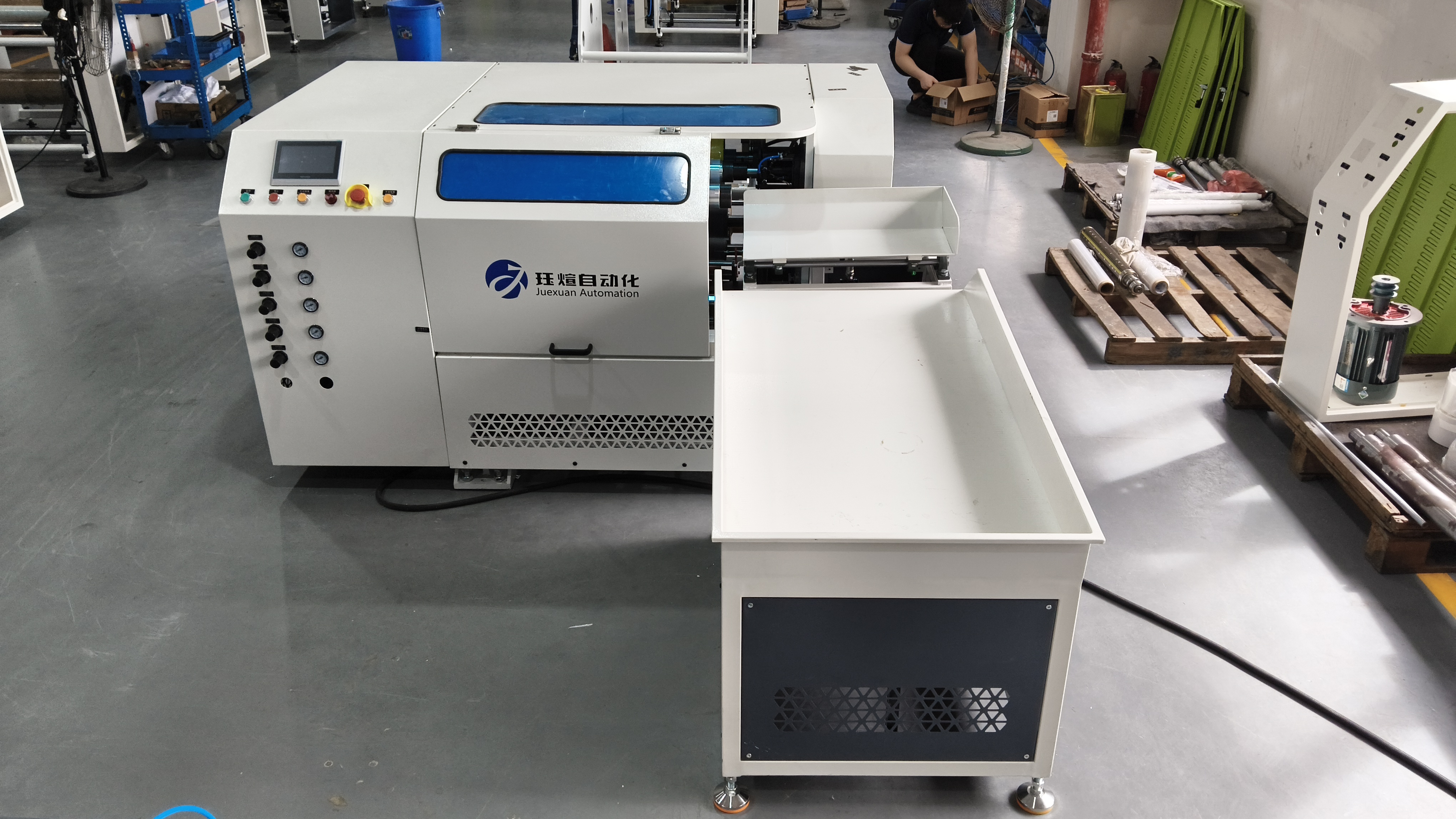 Stretch film Rewinding machine